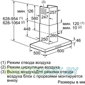 Вытяжка Bosch DWB067A50 картинка 2